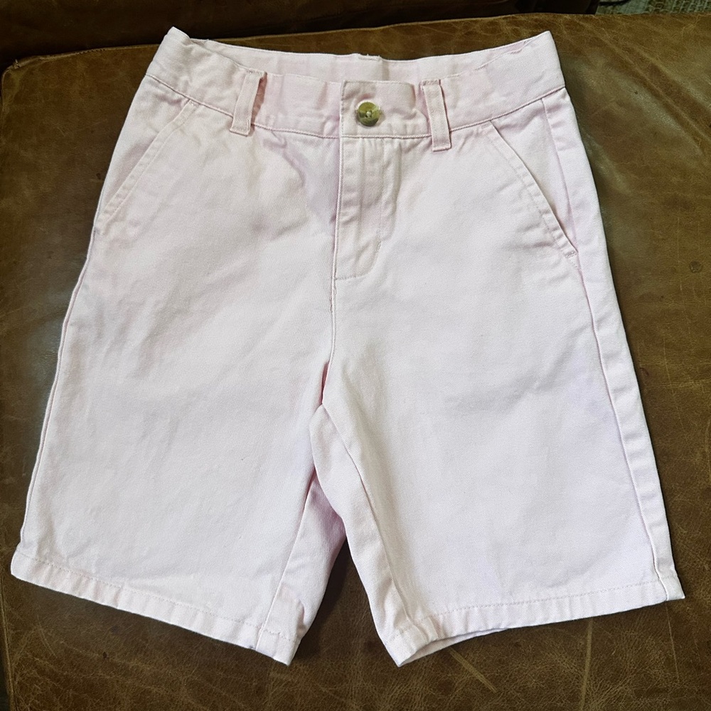 Janie and Jack Pink Classic Chino Shorts